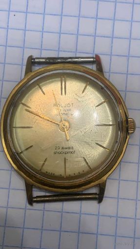 Часы Polet de Lux автоподзавод, СССР au20 на ходу с рубля