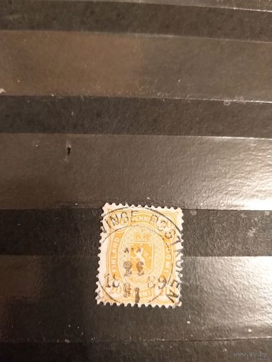 1885 Царская Россия Великое княжество Финляндское герб (3-3)