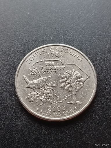 США 25 центов  2000 г. D - Южная Каролина