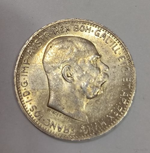 С рубля без мц! 1 крона 1914 Австро-Венгрия