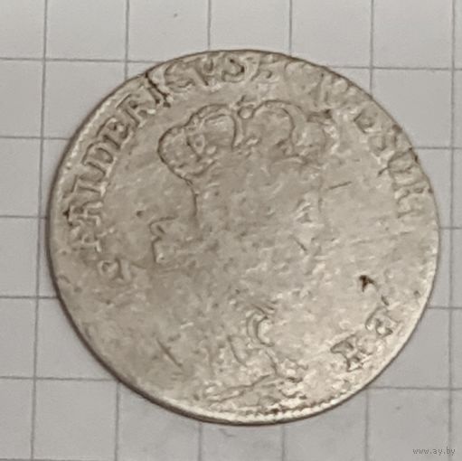 6 гроша 1757 год