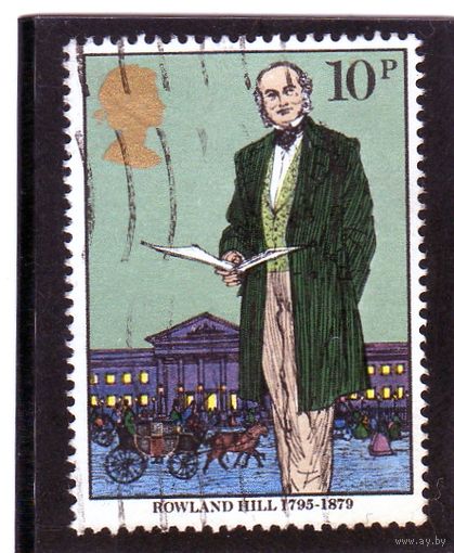 Великобритания. Ми-804. Серия: Сэр Роуленд Хилл, столетие смерти.1979.