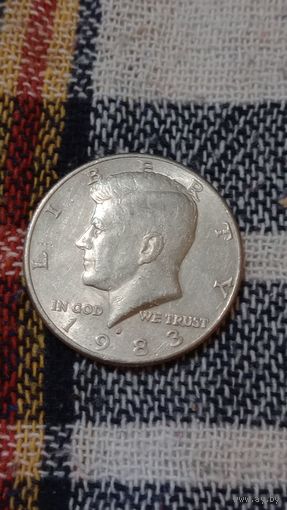 США пол,1/2 доллара 1983 D