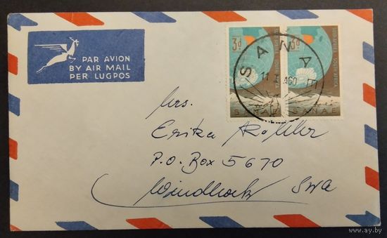 ЮАР. Спецгашение, Антарктической станции SANAE. 1960г.