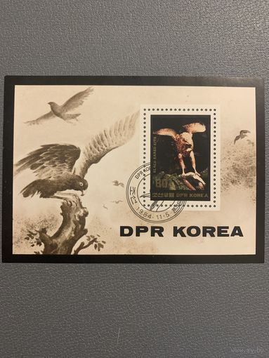 КНДР 1984. Фауна. Птицы. Блок