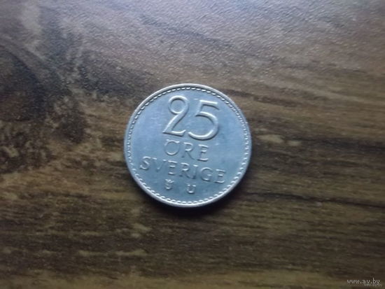 Швеция 25 эре 1973