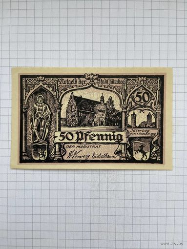 Нотгельд 50 пфеннигов Германия Ютербог-0501