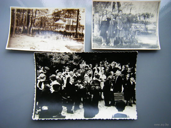 3шт. Фото 1950-60е годы. ПИОНЕРЫ СССР. Школьная форма 50е годы.