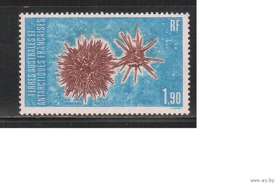Французские Антарктические Территории-1986(Мих.211) , ** , Морская Фауна,(одиночка)