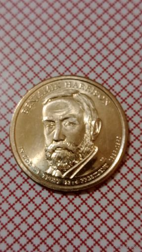 США 1 доллар 2012 D 23 президент Harrison