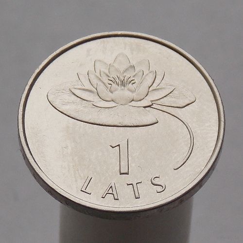 Латвия 1 лат 2008 Лилия