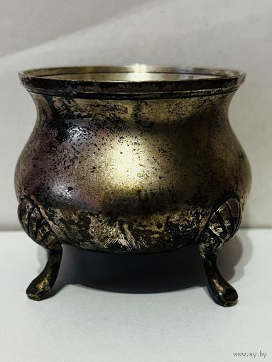 Винтаж! Сахарница на четырёх ножках. Металл. АУКЦИОН не с рубля без МПЦ.