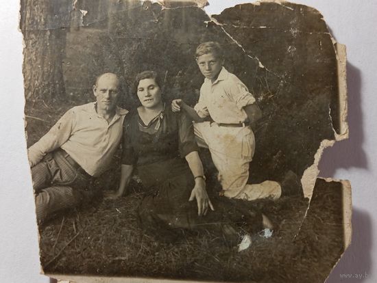 Старинная фотография .