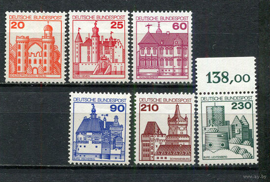 ФРГ - 1978/1979 - Архитектура. Стандарты - [Mi. 995-999] - полная серия - 5 марок. MNH.  (Лот 96Fo)-T25P24
