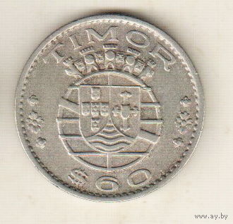 Португальский Тимор 60 сентаво 1958