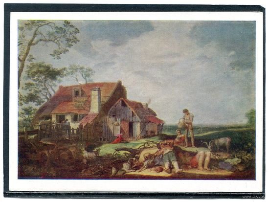 А.Блумарт. Пейзаж с крестьянским хутором. Изд.1959