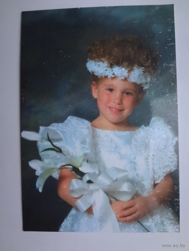 Календарик 1998 г. Юная леди.