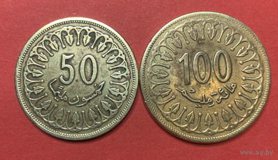 Тунис 2 монеты