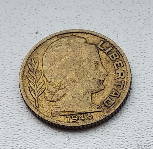 Аргентина 20 сентаво, 1943 7-12-9