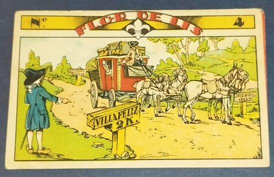 Иллюстрация к сказке. Вкладыш в шоколад. Испания. До 1917