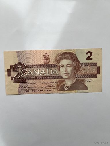 Канада. 2 доллара. 1986 год