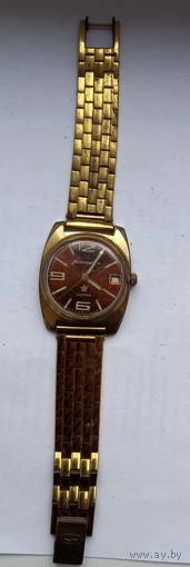 Часы Командирские Чистополь AU5.С браслетом.На ходу.