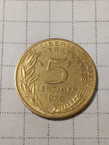 5 сантимов Франция 1979 год