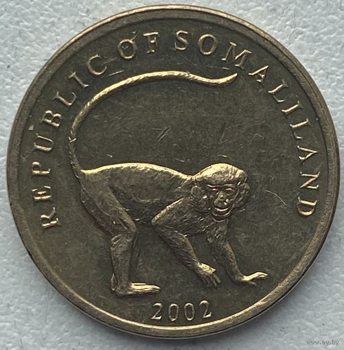 Сомалиленд 10 шиллинг 2002 г. Обезьяна