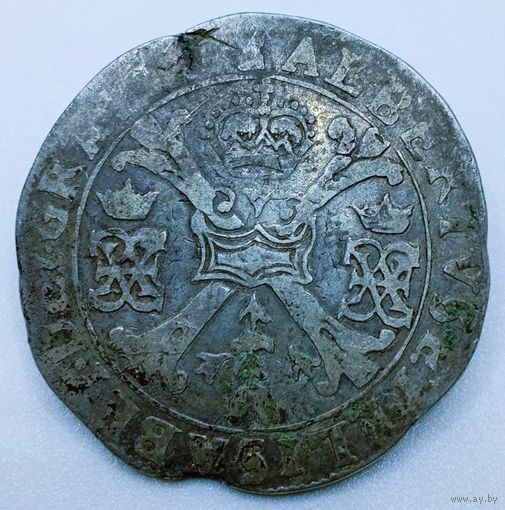 Талер Патагон 1612-1621, пореже Торне, остатки шб