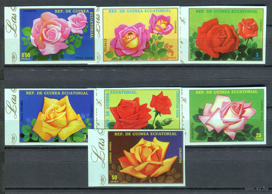 Экваториальная Гвинея - 1979г. - Цветы - полная серия, MNH [Mi А 1573 - А 1579] - 7 марок