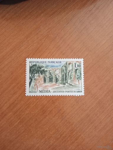 1961 Франция флора архитектура чистая MNH** (1-2)