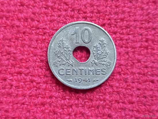 Франция 10 сантимов 1941 г. Режим Виши.