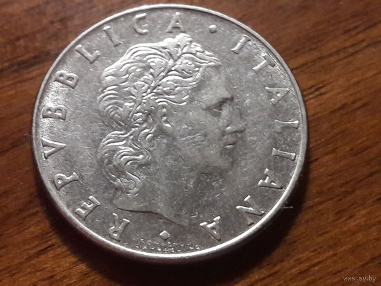 Италия 50 лир 1977