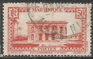 Мартиника. Императорский дворец. 1933г. Mi#138.