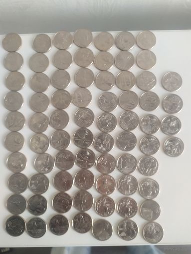 Монета сша 25 цент 2021-2025