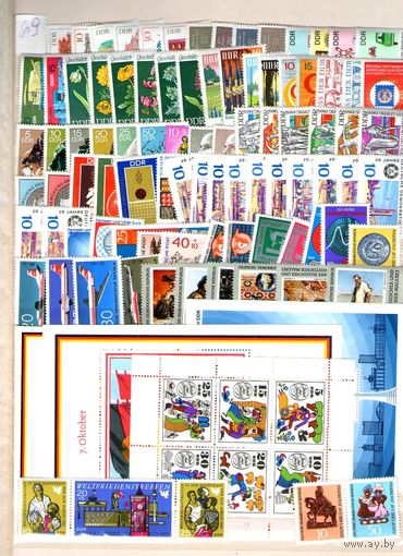 ГДР. ПОЛНЫЙ ГОДОВОЙ КОМПЛЕКТ 1969 года,без наклеек и следов от них!