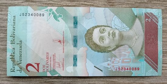 Werty71 Венесуэла 2 боливара 2018 UNC банкнота