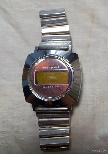 Часы Электроника.СССР с браслетом