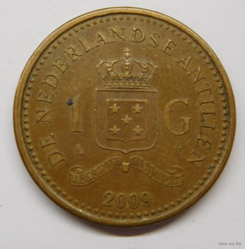 Нидерландские Антильские острова 1 гульден 2009 г