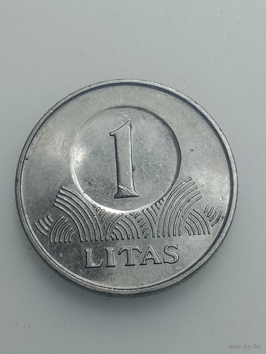 Литва 1 лит 2009 года .