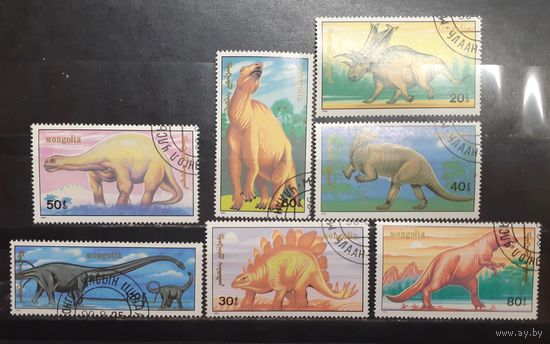 Монголия. 1990 год. Фауна. Динозавры (1311)