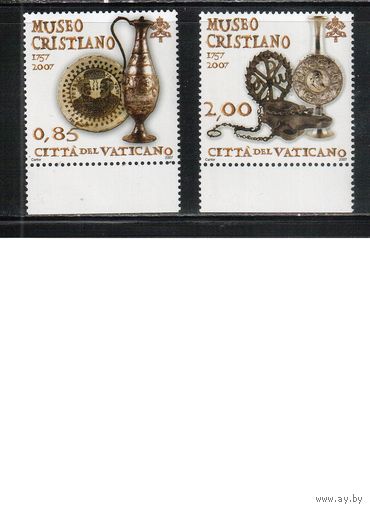 Ватикан-2007,(Мих.1578-1579) **   , Искусство, Музеи Ватикана(полная серия)