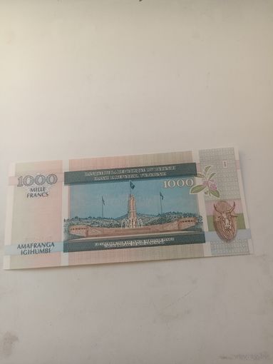 Бурунди 1000 франков 2006 год