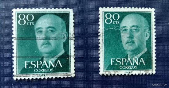 Марка Испании. Генерал Франсиско Франко