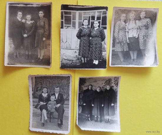 Фото "Этнография Беларуси", 1950-е гг., 5 шт.