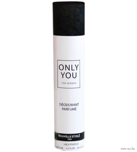 НОВАЯ ЗАРЯ Только Ты (Only You) Парфюмированный Дезодорант-спрей (Spray) 75мл