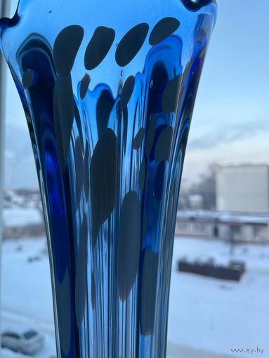 Старинная ваза, цветное стекло