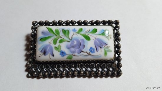 Брошь Финифть