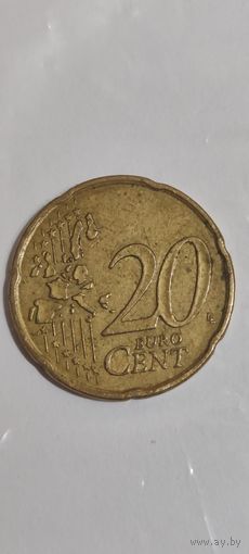 Франция 20 евроцентов 1999