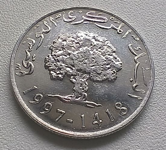 Тунис 5 миллимов, 1997  3-11-12